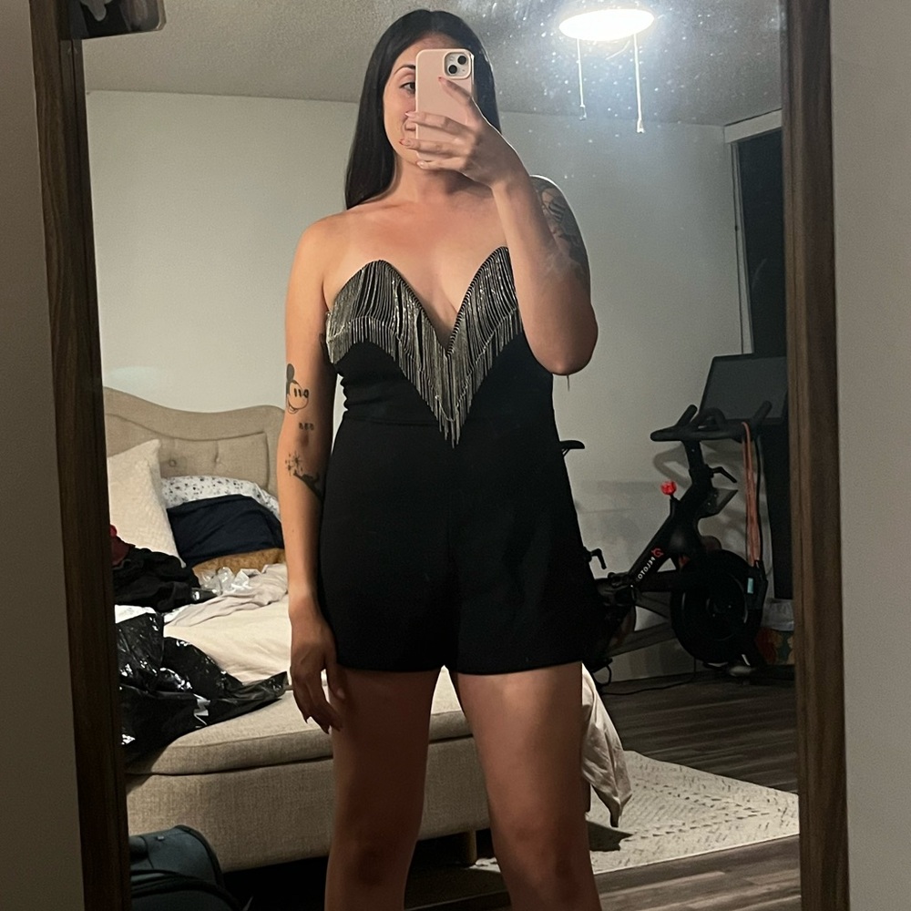 Windsor black going out romper